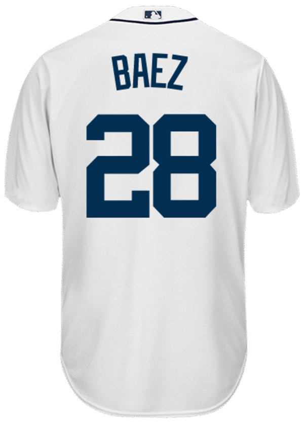 Javier Baez Youth Jersey - Detroit Tigers Replica Kids Home Jersey - Image 2