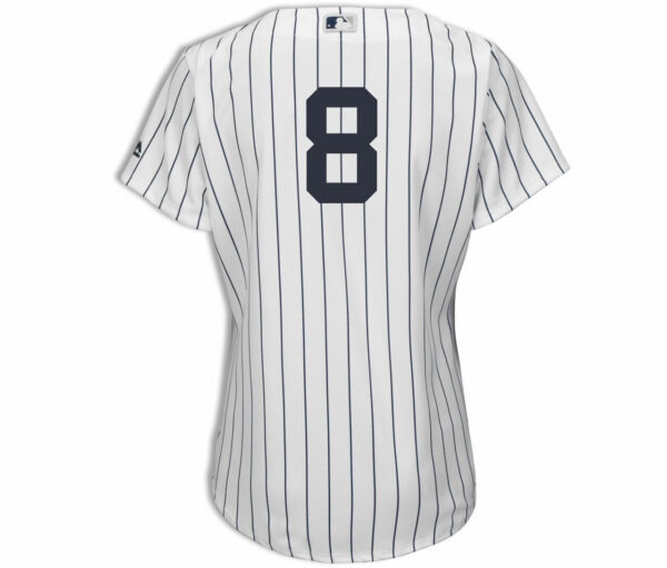 Yogi Berra No Name Ladies Home Jersey - Yankees Replica Home Number Only Jersey - Image 3