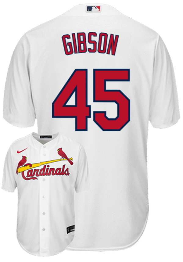 Bob Gibson Youth Jersey - St Louis Cardinals Replica Kids Home Jersey