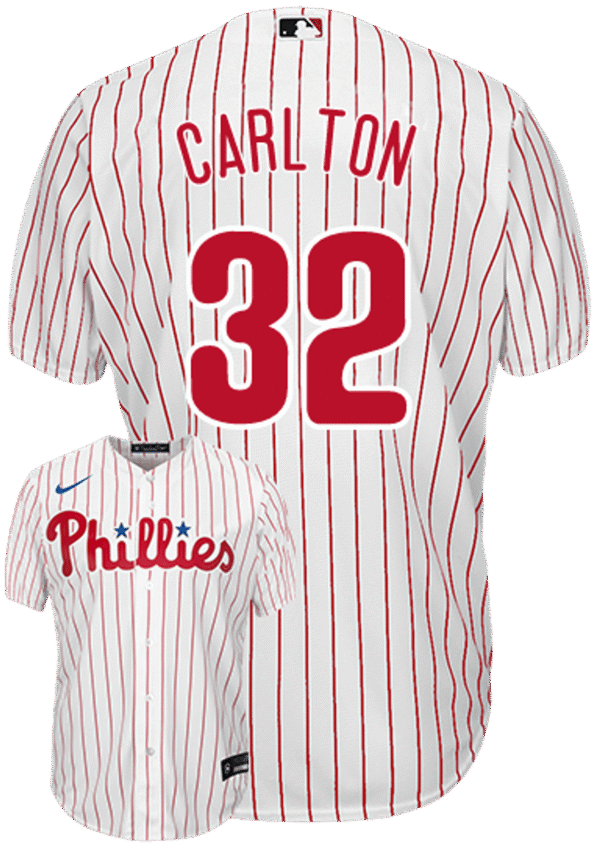 Steve Carlton Jersey - Philadelphia Phillies Replica Adult Home Jersey