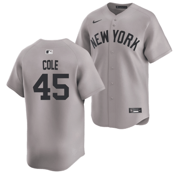Gerrit Cole Jersey - NY Yankees Limited Adult Road Jersey