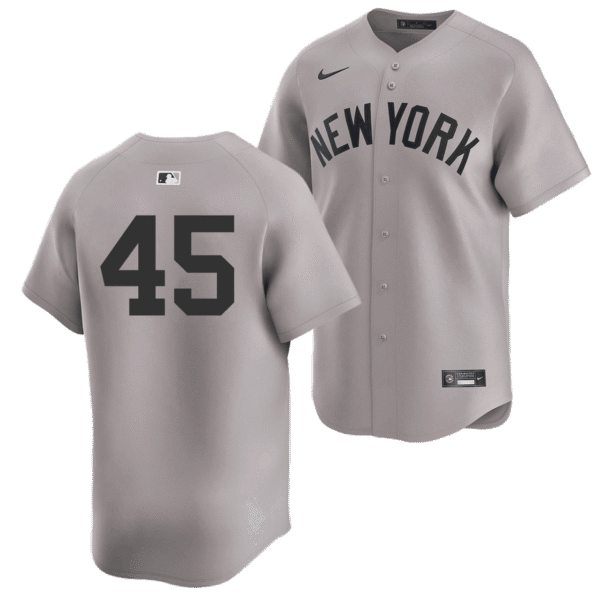 Gerrit Cole No Name Jersey - NY Yankees Limited Adult Number Only Road Jersey