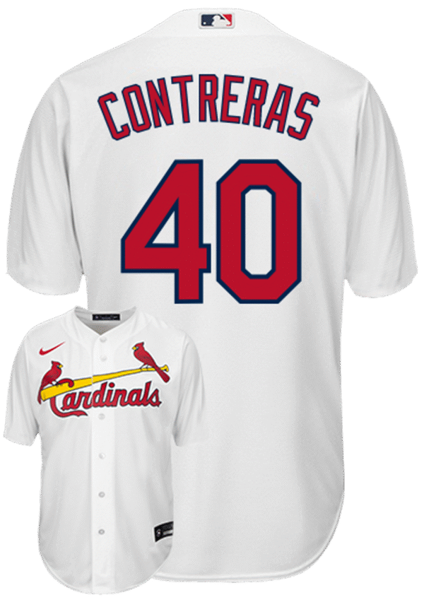 Willson Contreras Youth Jersey - St Louis Cardinals Replica Kids Home Jersey