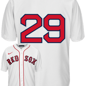 Bobby Dalbec No Name Jersey - Boston Red Sox Replica Number Only Adult Home Jersey