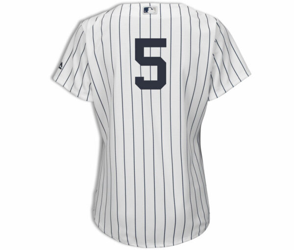 Joe Dimaggio No Name Ladies Home Jersey - Yankees Replica Home Number Only Jersey - Image 2