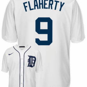 Jack Flaherty Youth Jersey - Detroit Tigers Replica Kids Home Jersey