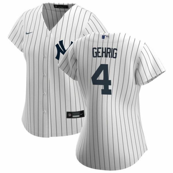 Lou Gehrig Ladies Jersey - NY Yankees Replica Womens Home Jersey