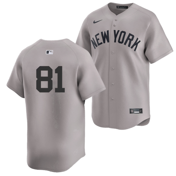 Luis Gil No Name Road Jersey - NY Yankees Number Only Limited Adult Road Jersey