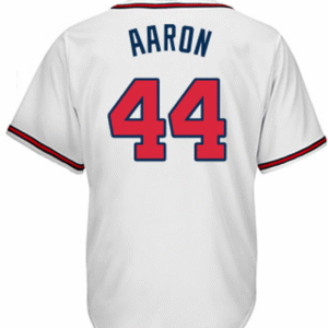 Hank Aaron Youth Jersey - Atlanta Braves Replica Kids Home Jersey