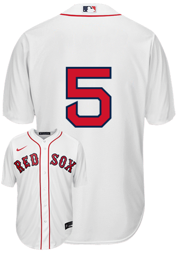 Kike Hernandez No Name Jersey - Boston Red Sox Replica Number Only Adult Home Jersey