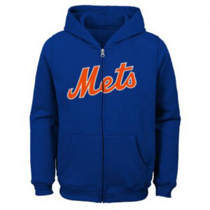 NY Mets Kids Hooded Sweatshirt - Royal