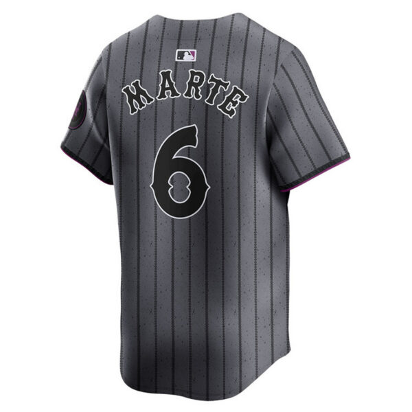 Starling Marte City Connect Jersey - NY Mets 2024 Limited Adult Jersey - Image 2