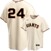 Willie Mays Youth No Name Jersey - SF Giants Replica Kids Home Number Only Jersey