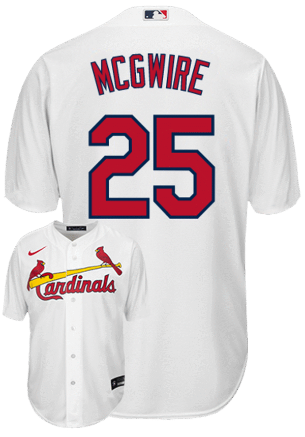 Mark McGwire Jersey - St Louis Cardinals Replica Adult Home Jersey