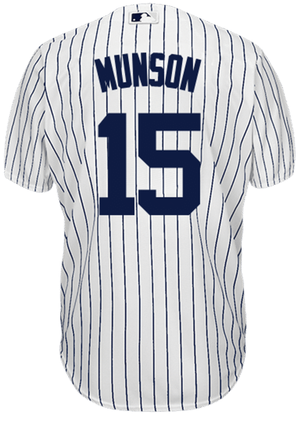 Thurman Munson Youth Jersey - NY Yankees Replica Kids Home Jersey
