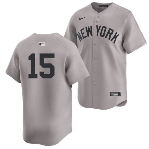 Thurman Munson No Name Jersey - Number Only Limited Road Jersey