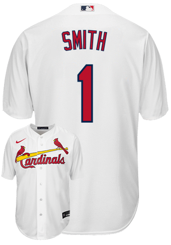 Ozzie Smith Jersey - St Louis Cardinals Replica Adult Home Jersey