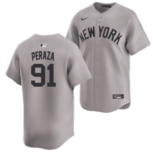 Oswald Peraza Jersey - NY Yankees Limited Adult Road Jersey