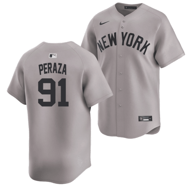Oswald Peraza Jersey - NY Yankees Limited Adult Road Jersey