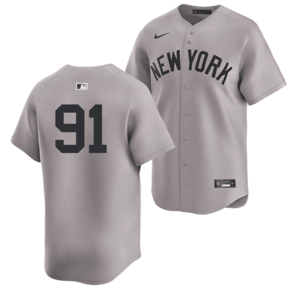 Oswald Peraza Youth No Name Road Jersey - Number Only Limited Kids Away Jersey