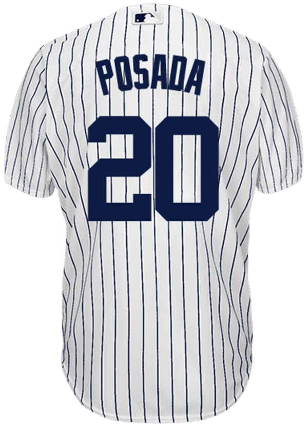 Jorge Posada Youth Jersey - NY Yankees Replica Kids Home Jersey