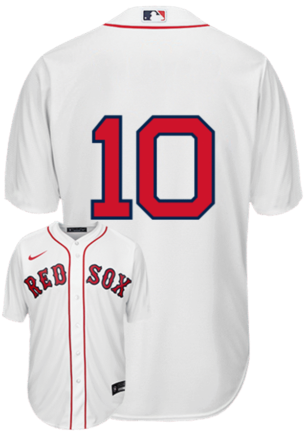 Hunter Renfroe No Name Jersey - Boston Red Sox Replica Number Only Adult Home Jersey