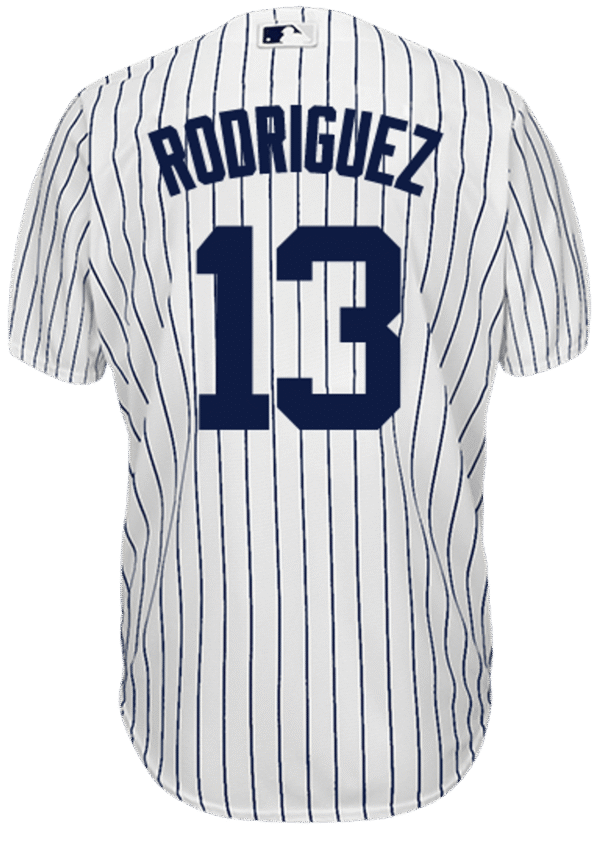Alex Rodriguez Jersey - NY Yankees Replica Adult Home Jersey