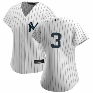 Babe Ruth No Name Ladies Home Jersey - Yankees Replica Home Number Only Jersey