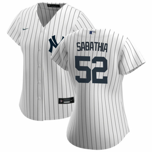 CC Sabathia Ladies Jersey - NY Yankees Replica Womens Home Jersey