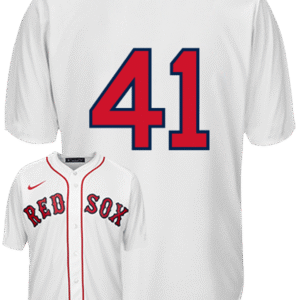 Chris Sale No Name Jersey - Boston Red Sox Replica Number Only Adult Home Jersey