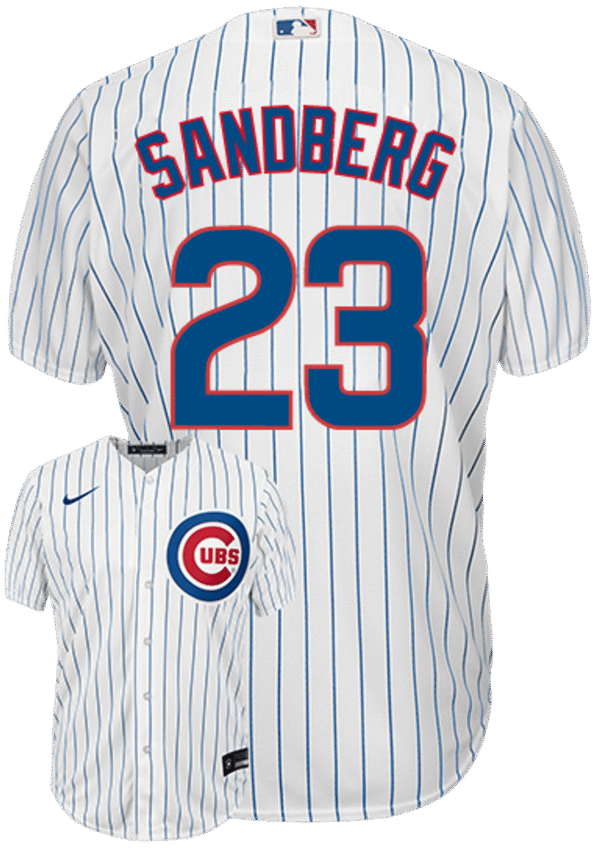 Ryne Sandberg Jersey - Chicago Cubs Replica Adult Home Jersey