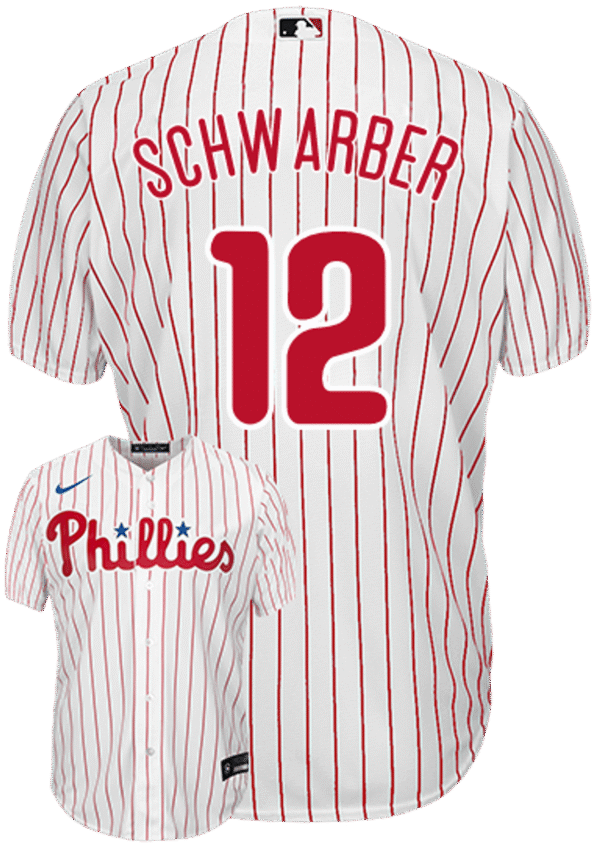 Kyle Schwarber Jersey - Philadelphia Phillies Replica Adult Home Jersey