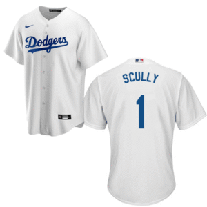 Vin Scully Jersey - LA Dodgers Replica Adult Home Jersey