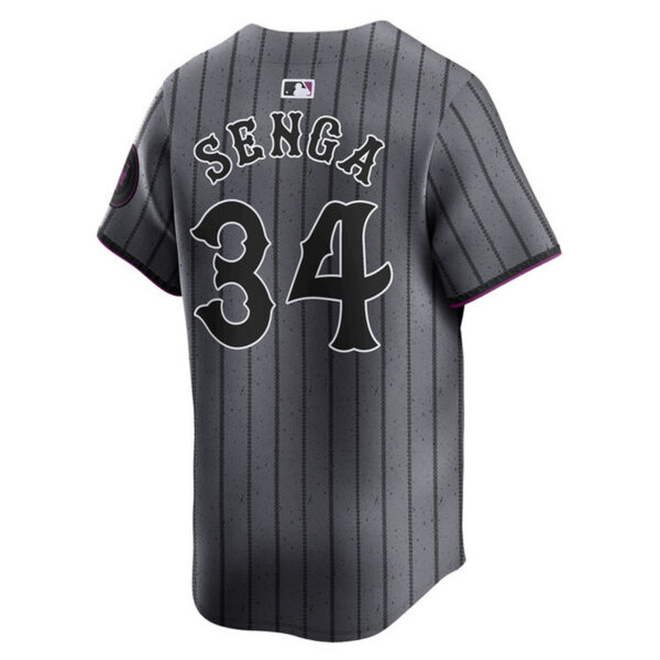 Kodai Senga Youth City Connect Jersey - NY Mets 2024 Limited Kids Jersey - Image 2