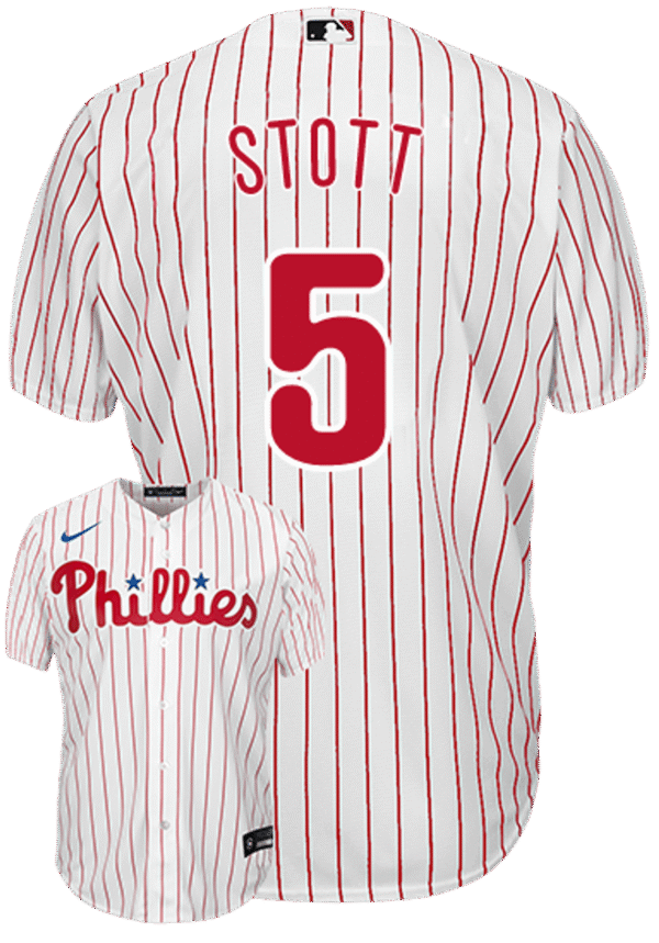 Bryson Stott Youth Jersey - Philadelphia Phillies Replica Kids Home Jersey