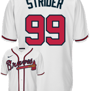Spencer Strider Jersey - Atlanta Braves Replica Adult Home Jersey