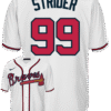 Spencer Strider Youth Jersey - Atlanta Braves Replica Kids Home Jersey