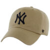 NY Yankees Clean Up Adjustable Cap - Khaki Dad Hat