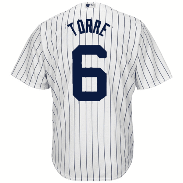 Joe Torre Jersey - Yankees Replica Home Jersey - Image 3