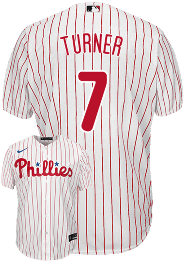 Trea Turner Jersey - Philadelphia Phillies Replica Adult Home Jersey
