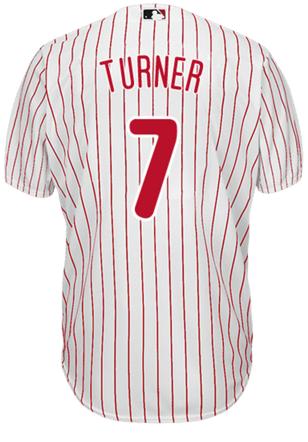 Trea Turner Youth Jersey - Philadelphia Phillies Replica Kids Home Jersey - Image 2