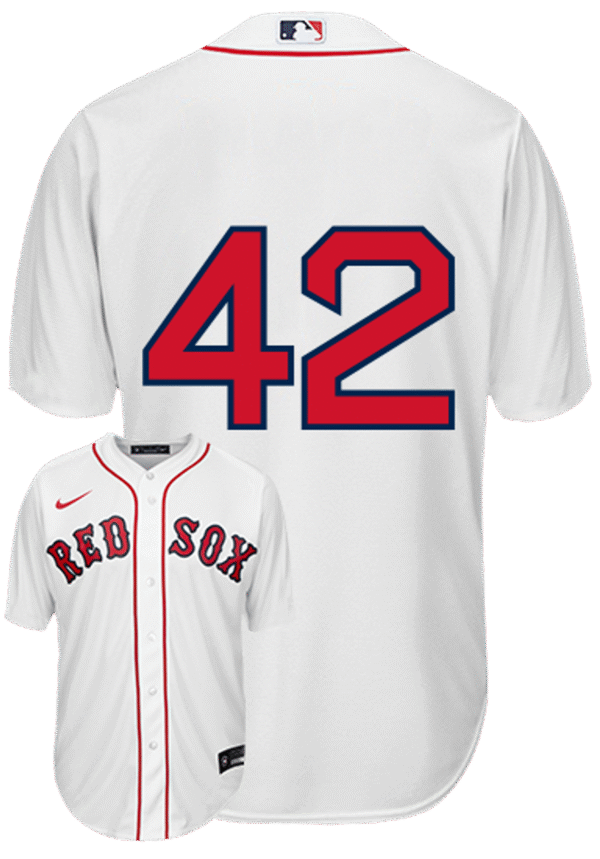 Mo Vaughn No Name Jersey - Boston Red Sox Replica Number Only Adult Home Jersey