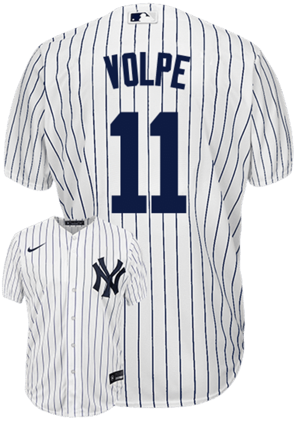Anthony Volpe Youth Jersey - NY Yankees Replica Kids Home Jersey