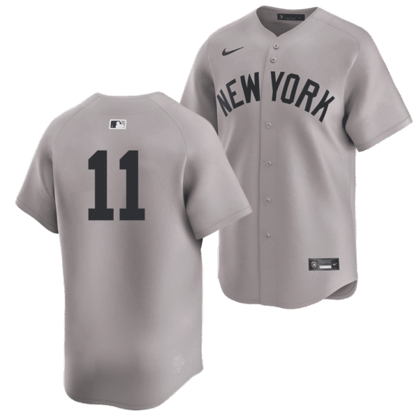 Anthony Volpe No Name Road Jersey - NY Yankees Number Only Limited Adult Road Jersey