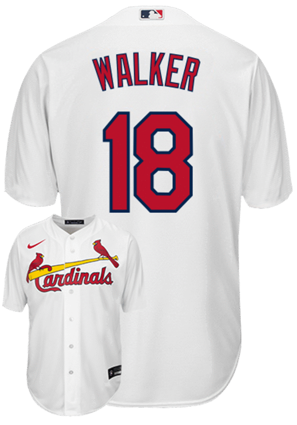 Jordan Walker Jersey - St Louis Cardinals Replica Adult Home Jersey