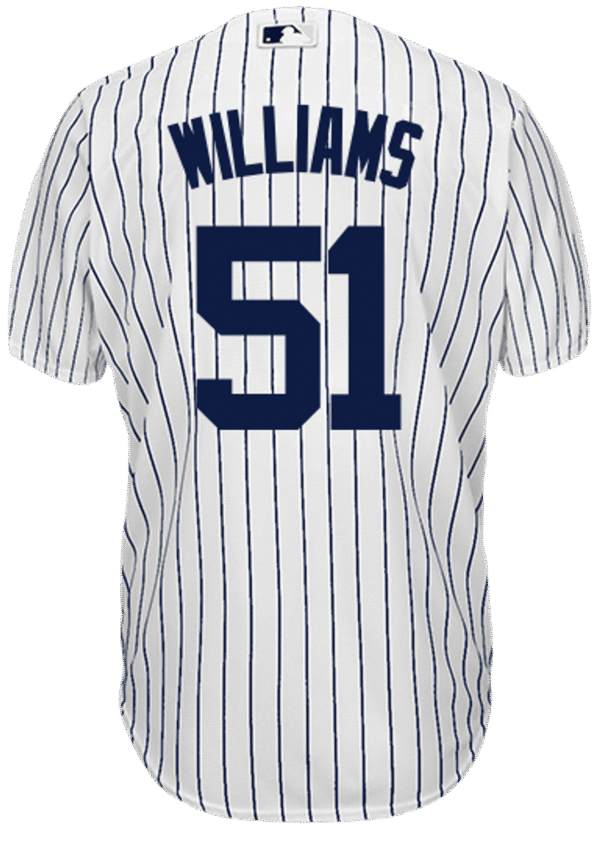 Bernie Williams Jersey - Yankees Replica Home Jersey