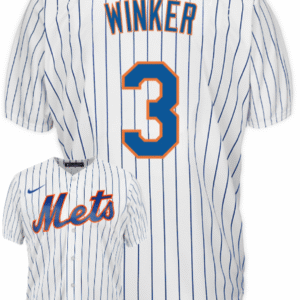 Jesse Winker Jersey - NY Mets Replica Adult Home Jersey